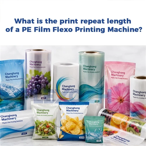 Berapakah panjang pengulangan cetak pada Mesin Cetak Flexo Film PE?